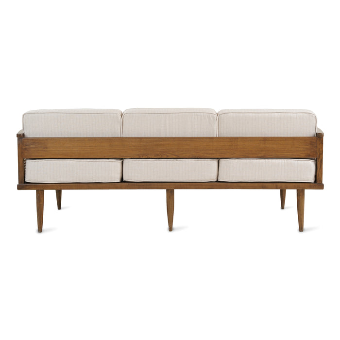 Anaya Wooden Rattan Sofa